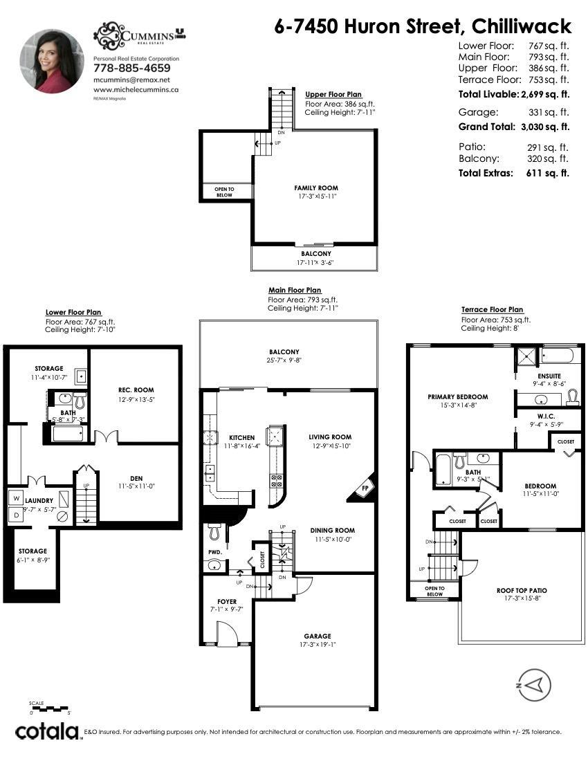 6 7450 HURON STREET, Sardis West Vedder, Chilliwack