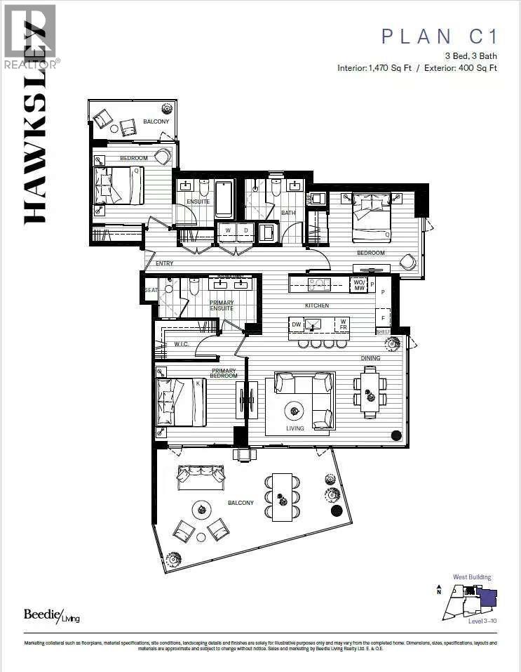 401 3963 UPLANDS WAY, Vancouver