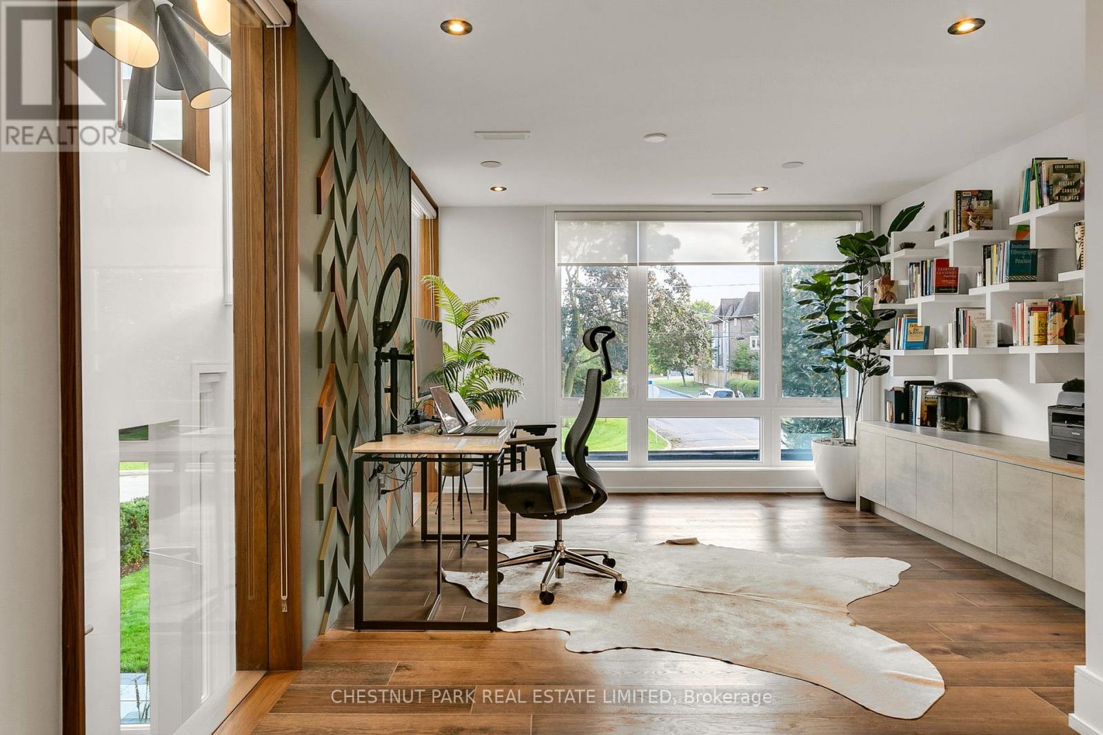 Mezzanine Level Office (or Den)
