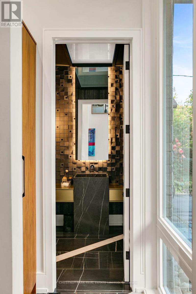Powder Room with Heated Floors