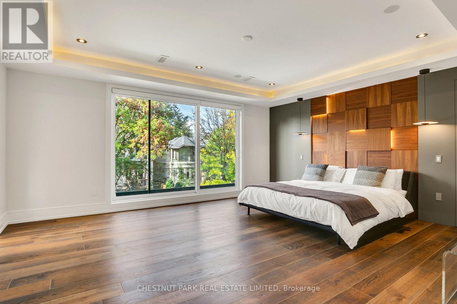 Primary Bedroom with Feature Wall