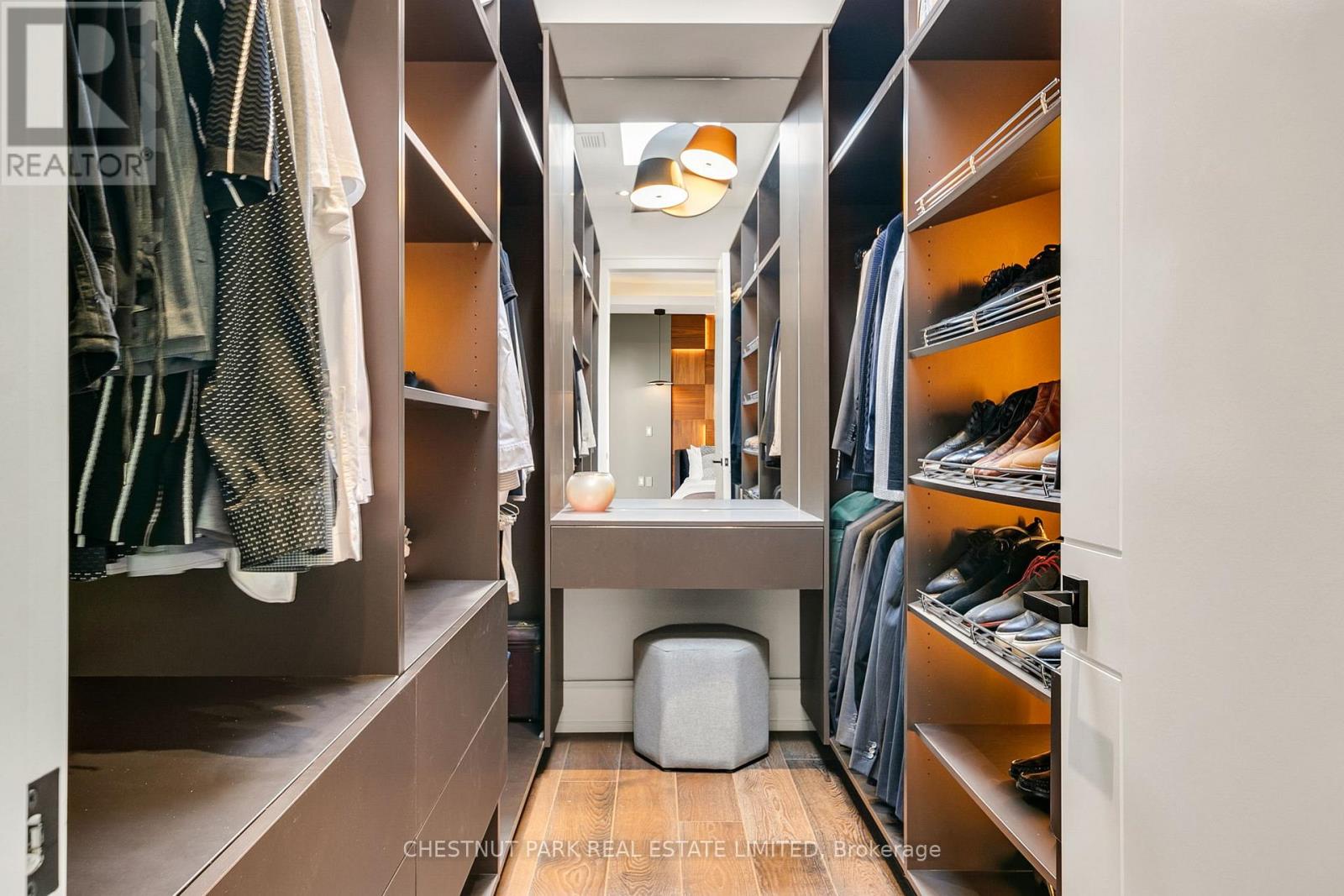 One of 2 Walk in Closets