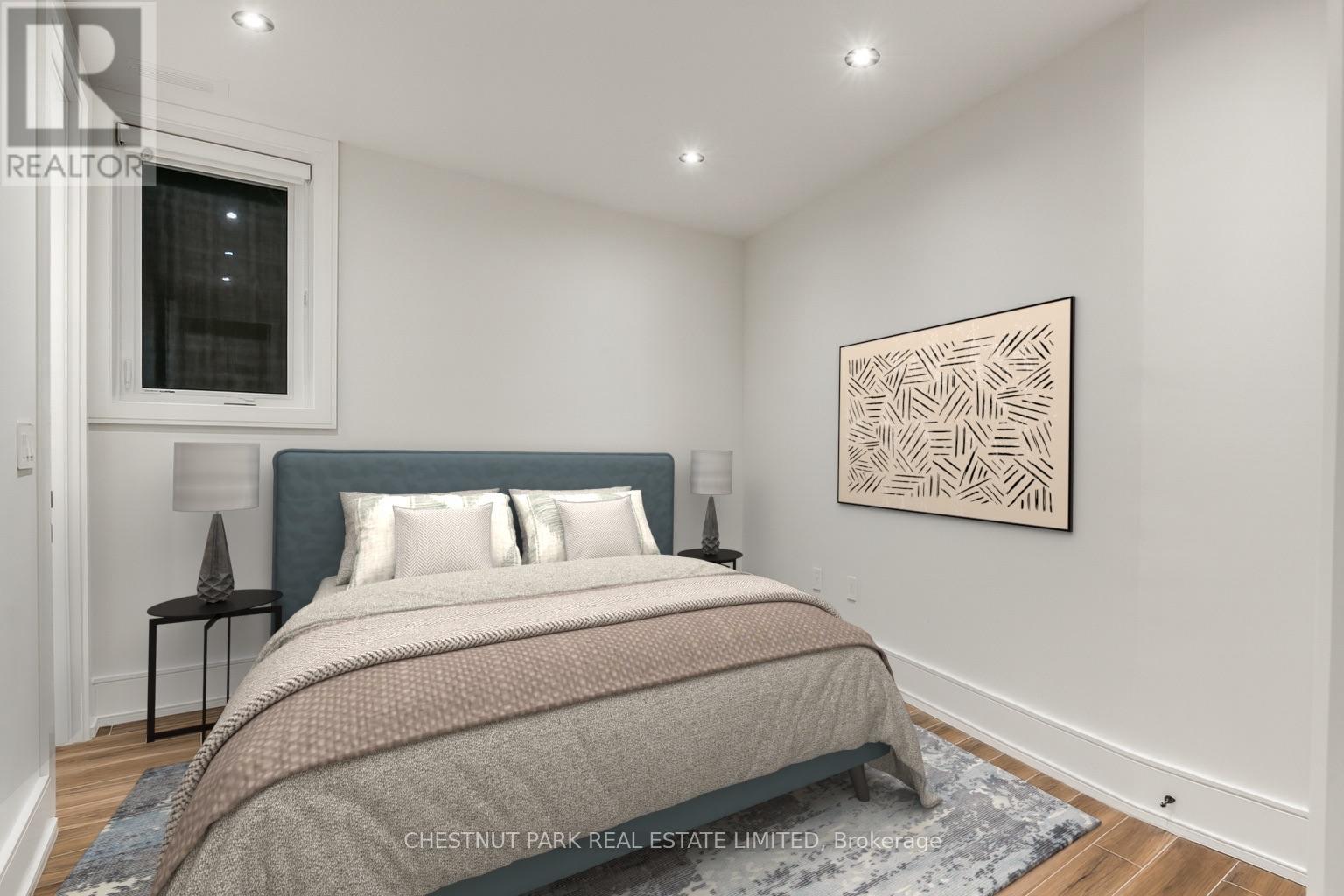 Basement Bedroom with Ensuite Bath & Double Closet