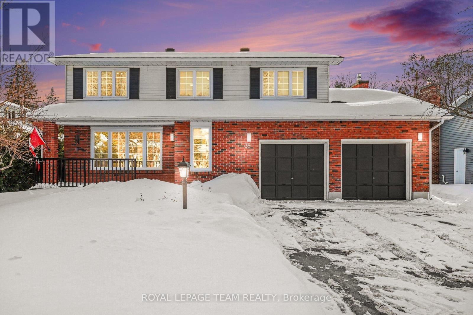 Virtually enhanced twilight photo.