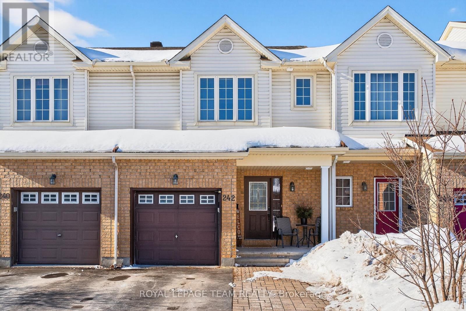 Attached garage and front porch