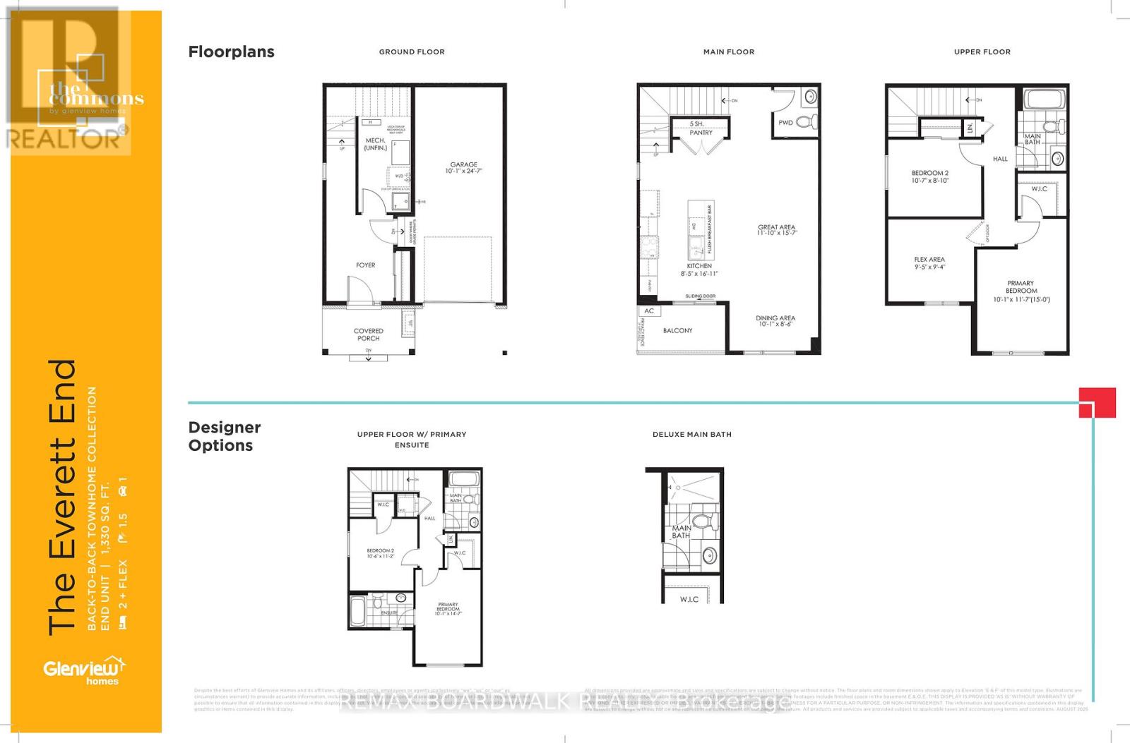 Virtual renderings for illustration purposes only