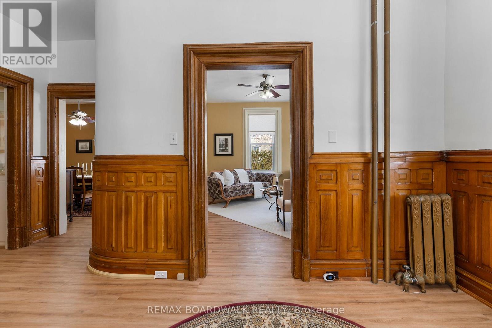 Look at that original wood detail.