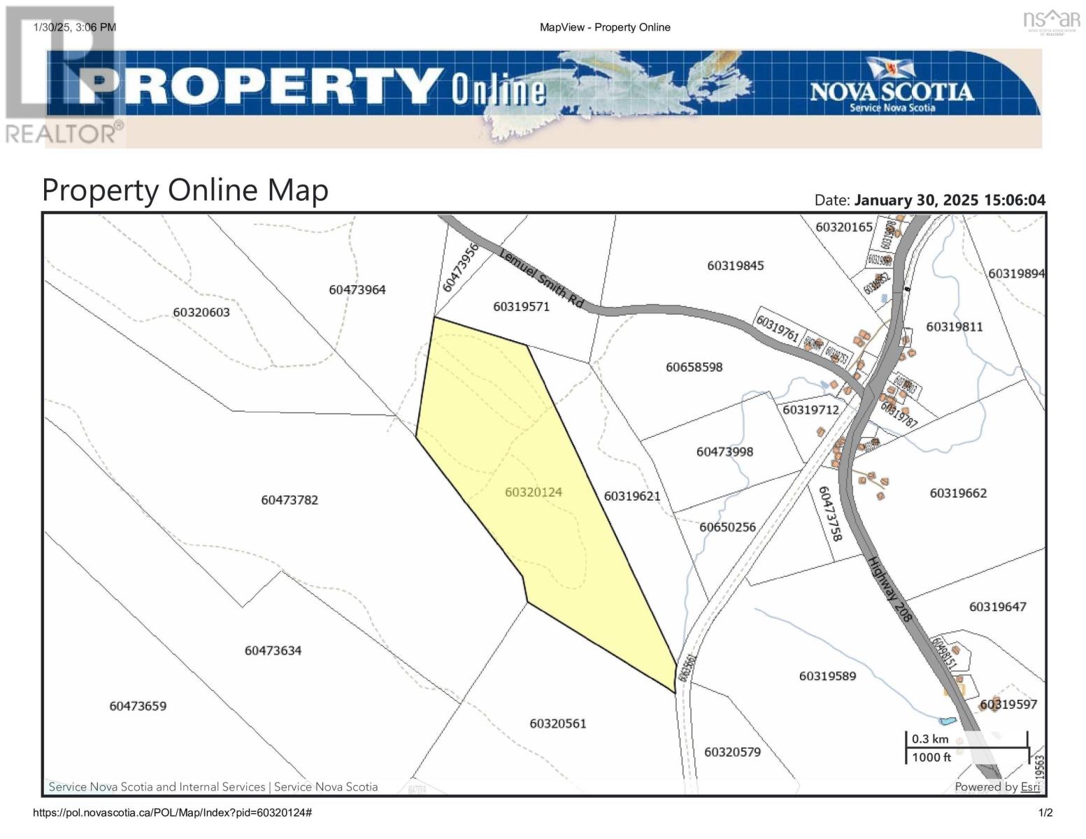 Property 2 of 2 of Lemuel Smith Road