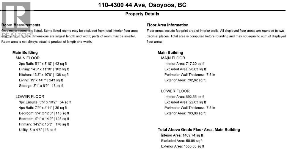 4300 44th Avenue Unit# 110, Osoyoos