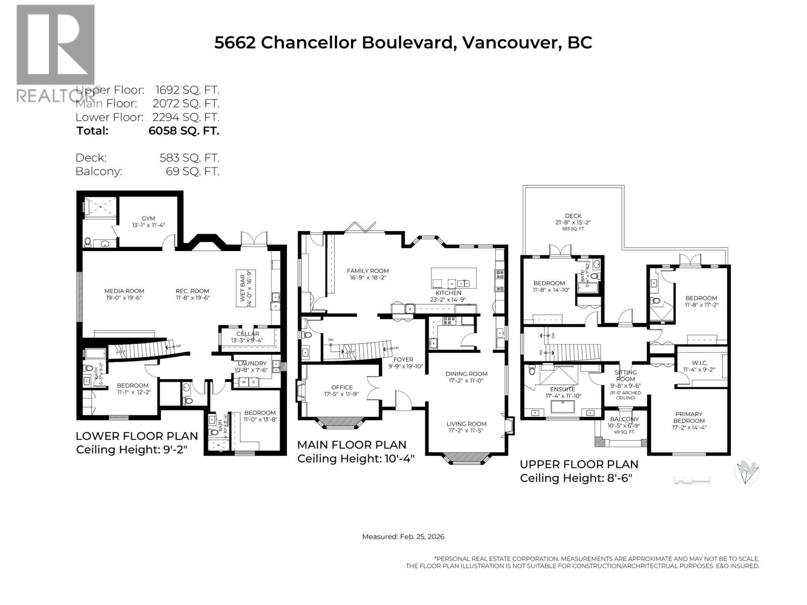 5662 CHANCELLOR BOULEVARD, Vancouver