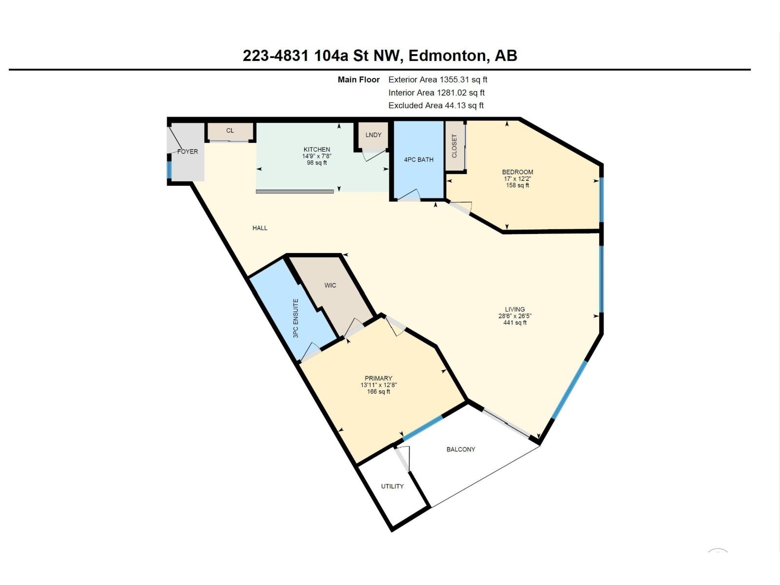 
          223 4831 104A Street NW
            <br/>
            <span>Edmonton</span>
            , 
            <span>AB</span>
             <span>T6H0R5</span>
         - Photo 15