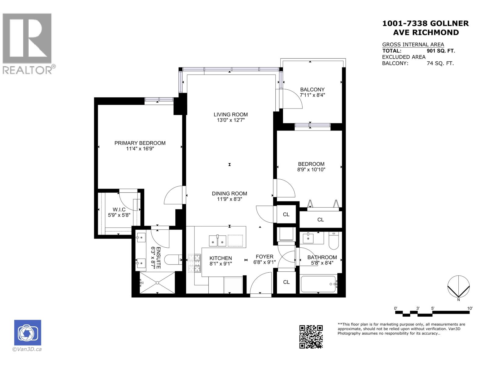 1001 7338 GOLLNER AVENUE, Richmond