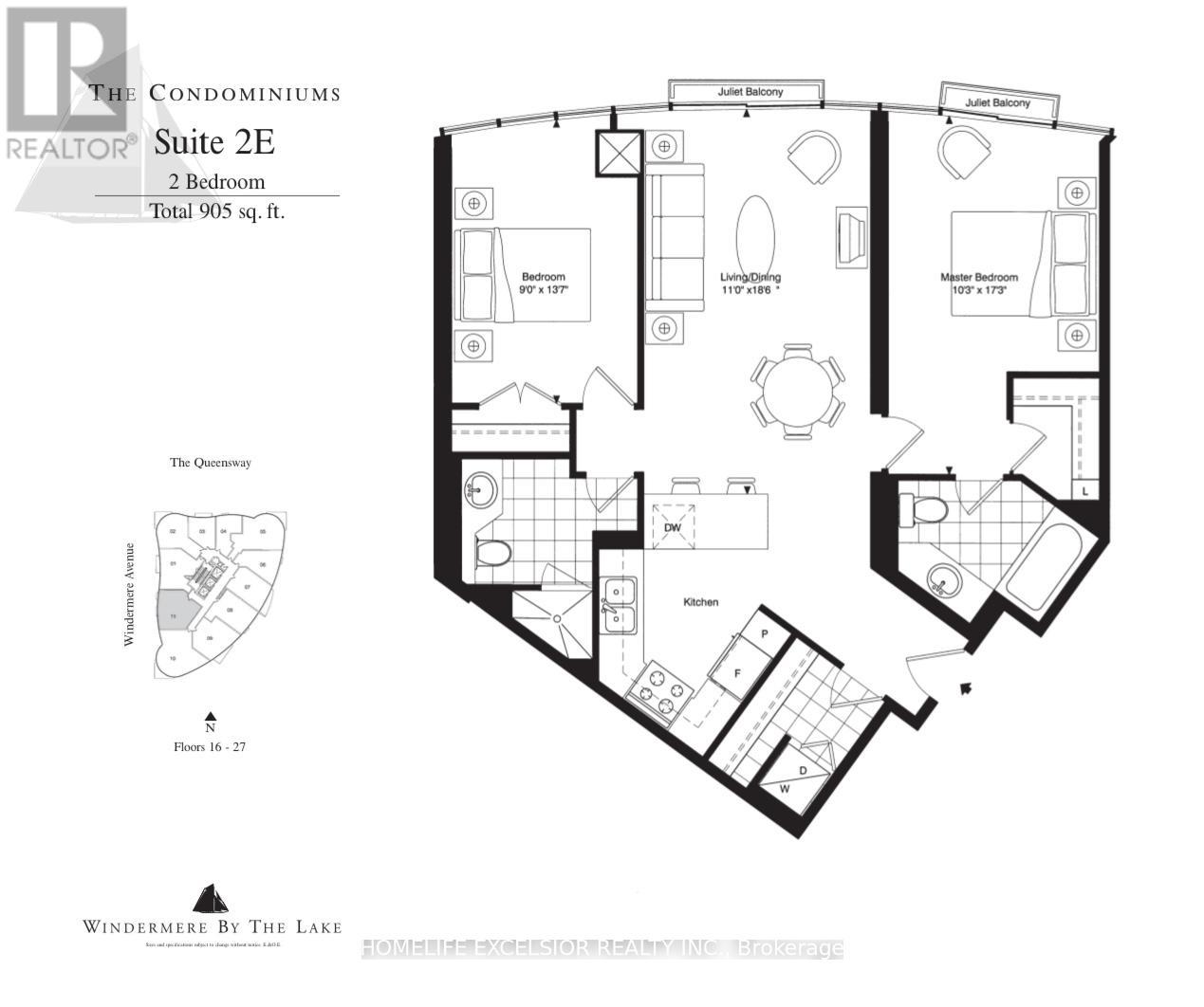 #2411 15 WINDERMERE AVENUE - 1