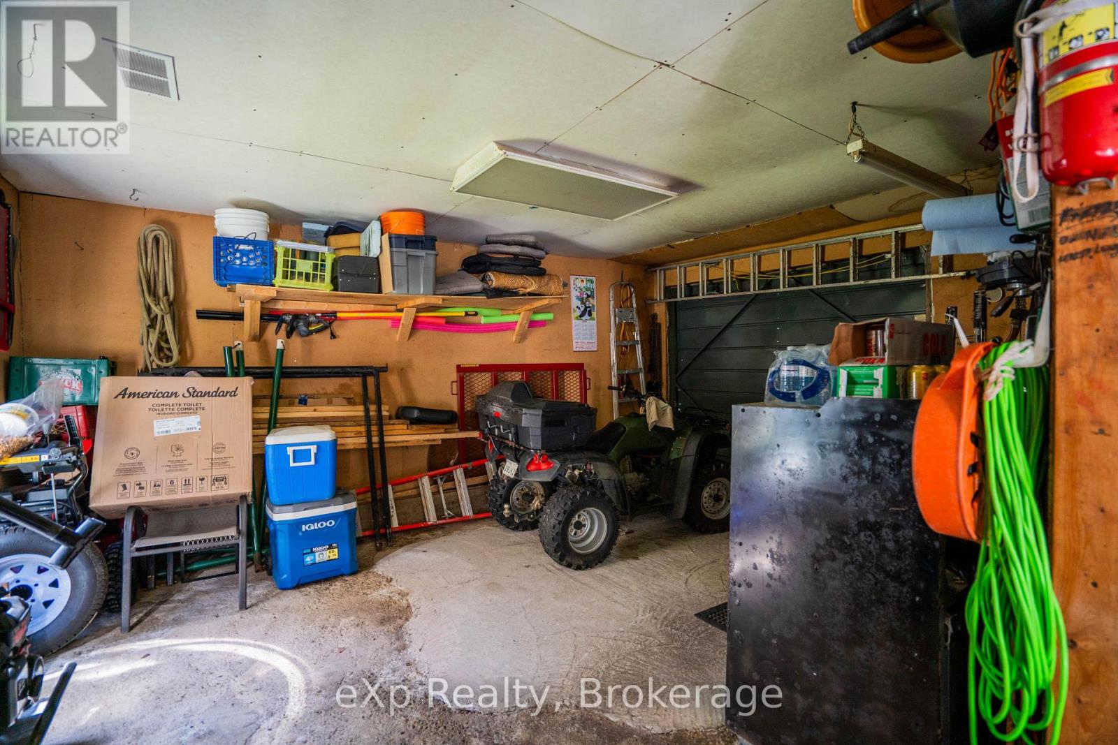 Plenty of Storage in the garage