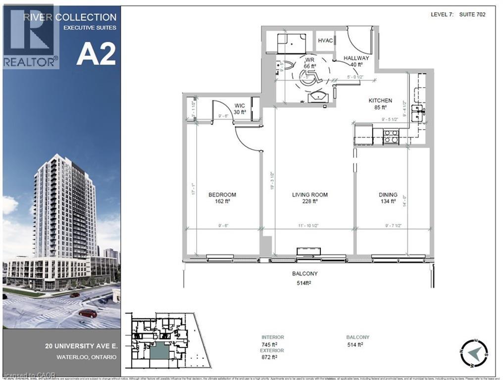 20 UNIVERSITY Avenue E Unit# 702