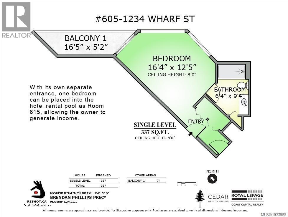 605 1234 Wharf Street, Victoria