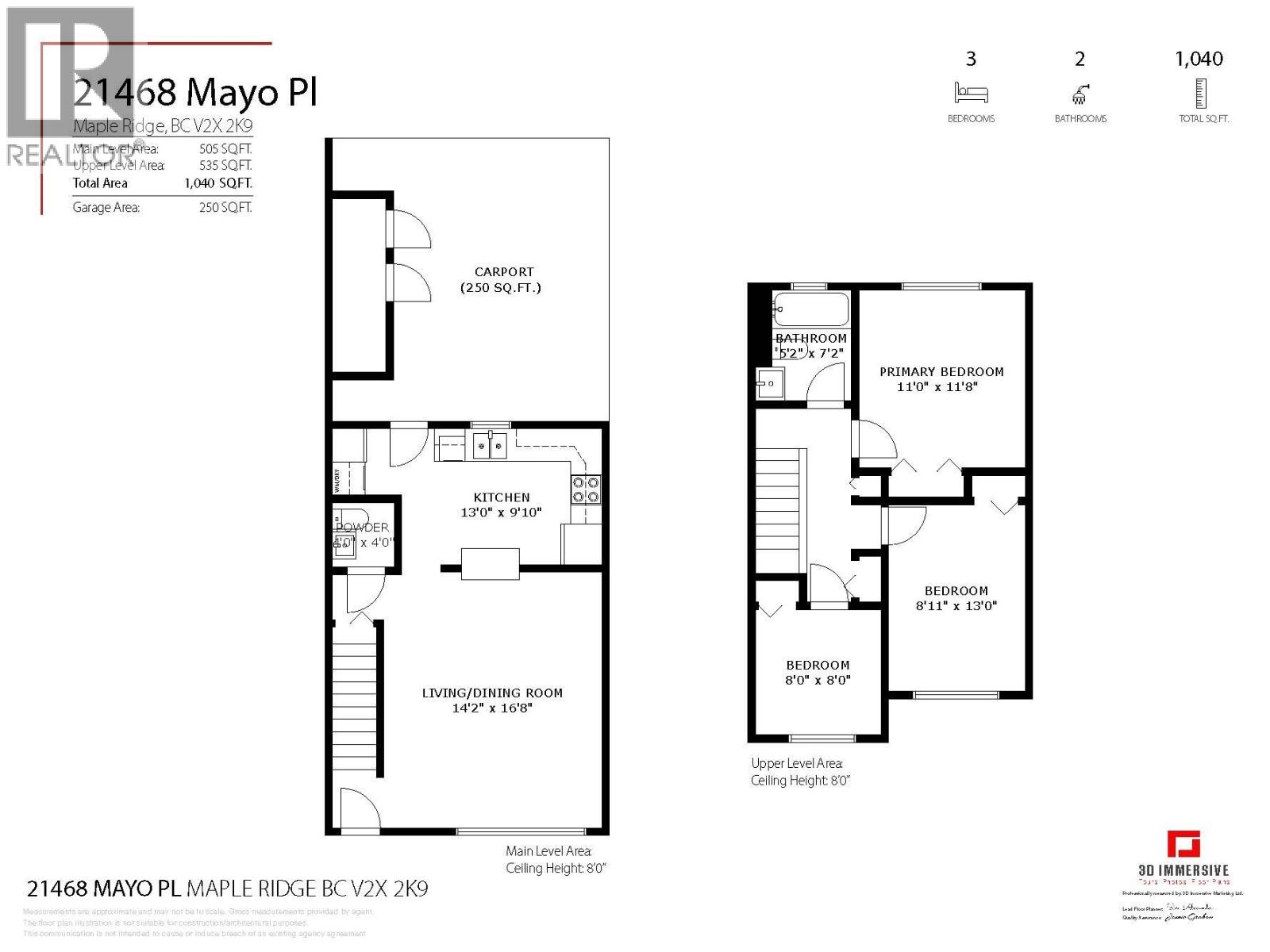 21468 MAYO PLACE, Maple Ridge
