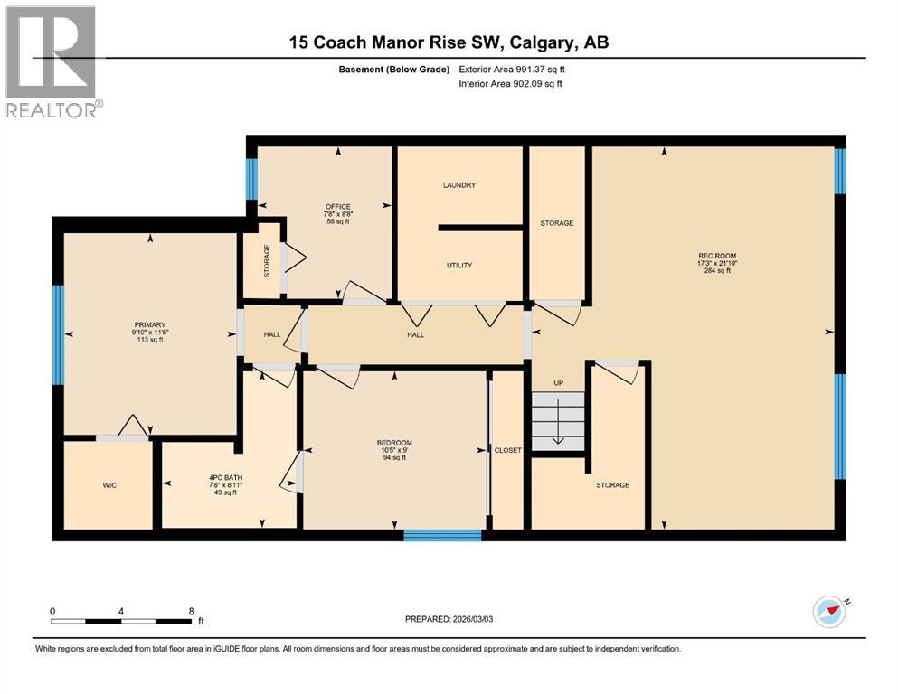 Single Family House Bi-level for Sale in  Coach Manor Rise SW Coach Hill Calgary 