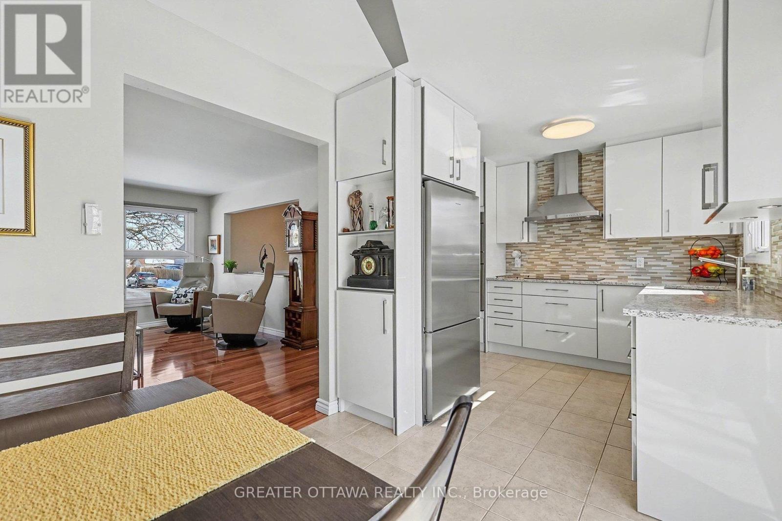 lots of cabinets and all newer appliances.