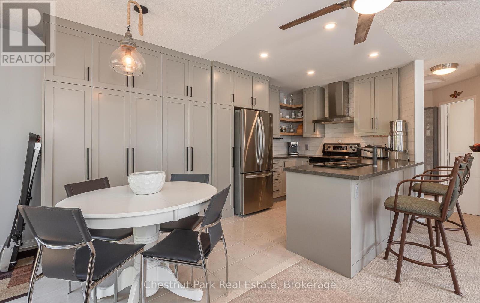 Chef's kitchen with upgraded extra cabinetry