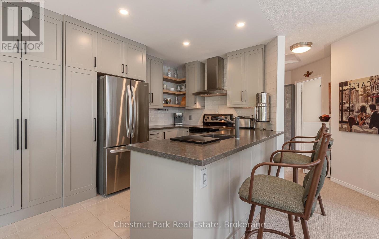 Gourmet chef's kitchen with quartz counters