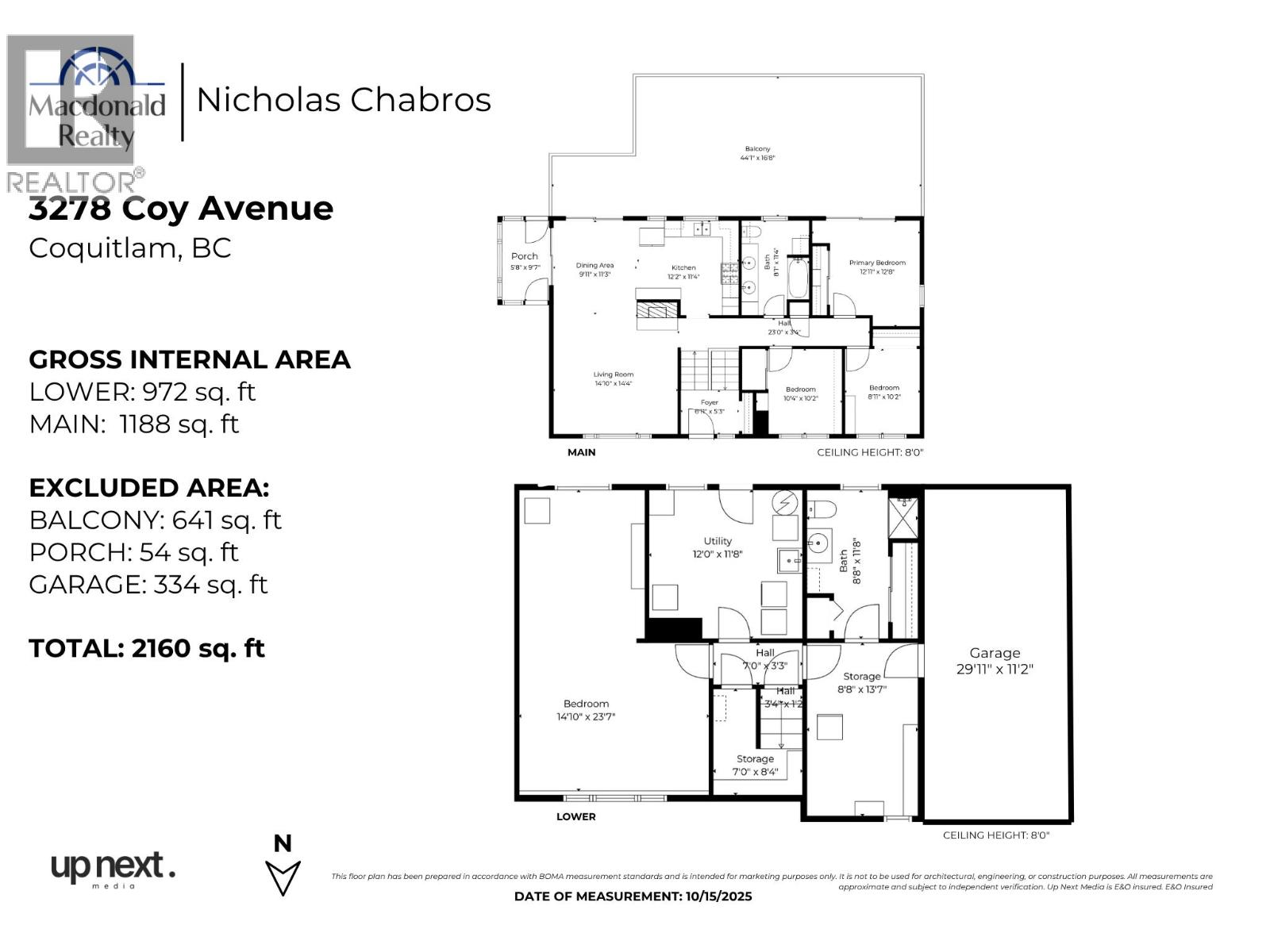 3278 COY AVENUE, Coquitlam