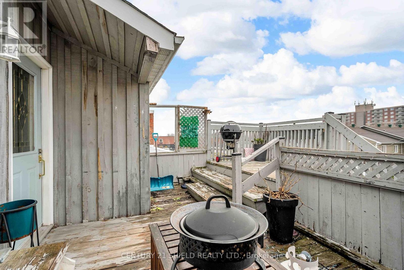 apartment entrance with private deck