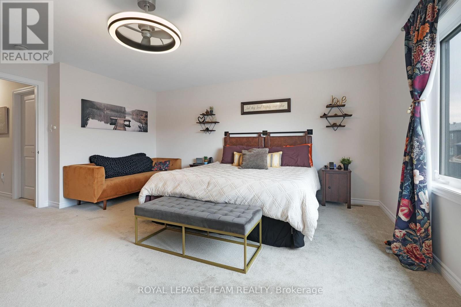 Staged Master Bedroom