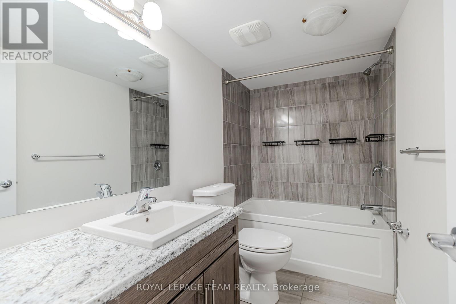 Full bathroom in the basement