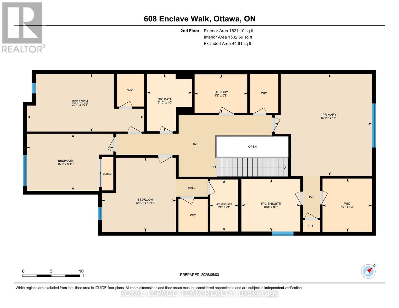 Second Level Floorplan