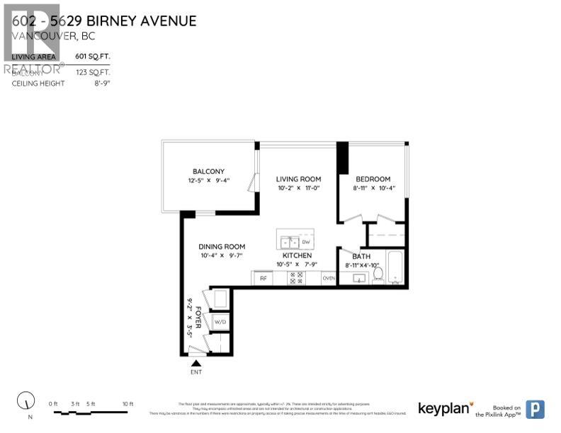 602 5629 BIRNEY AVENUE, Vancouver