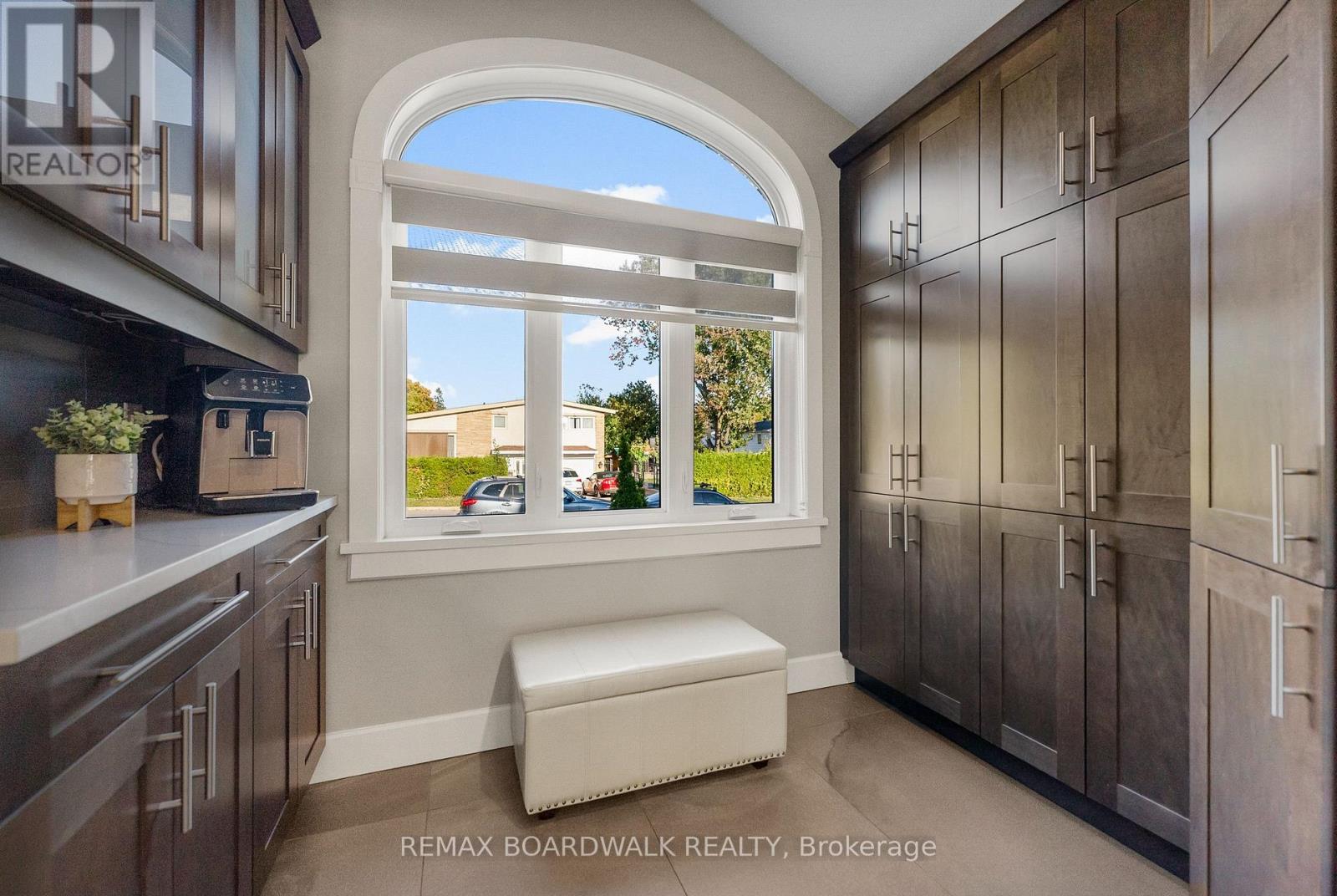 Pantry nook and coffee bar
