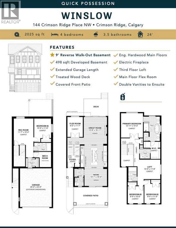 144 Crimson Ridge Place NW, Calgary, Alberta