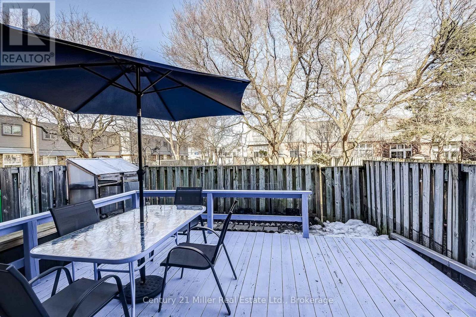 Backyard with deck