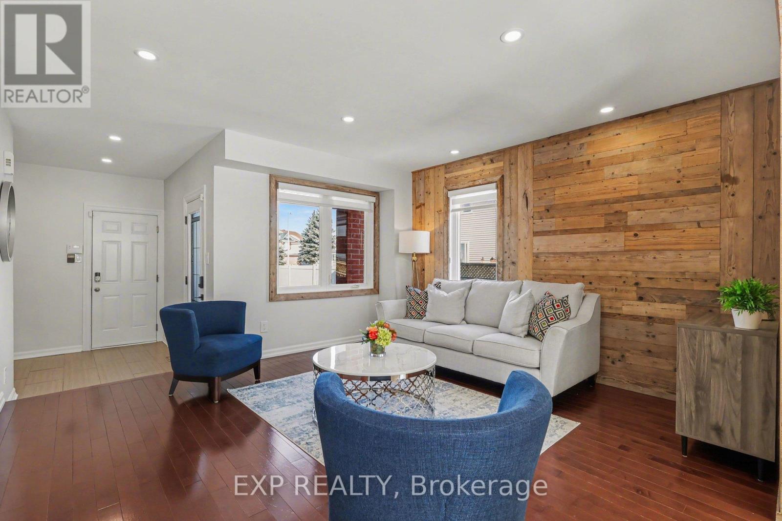 Entrance flows into the living room.