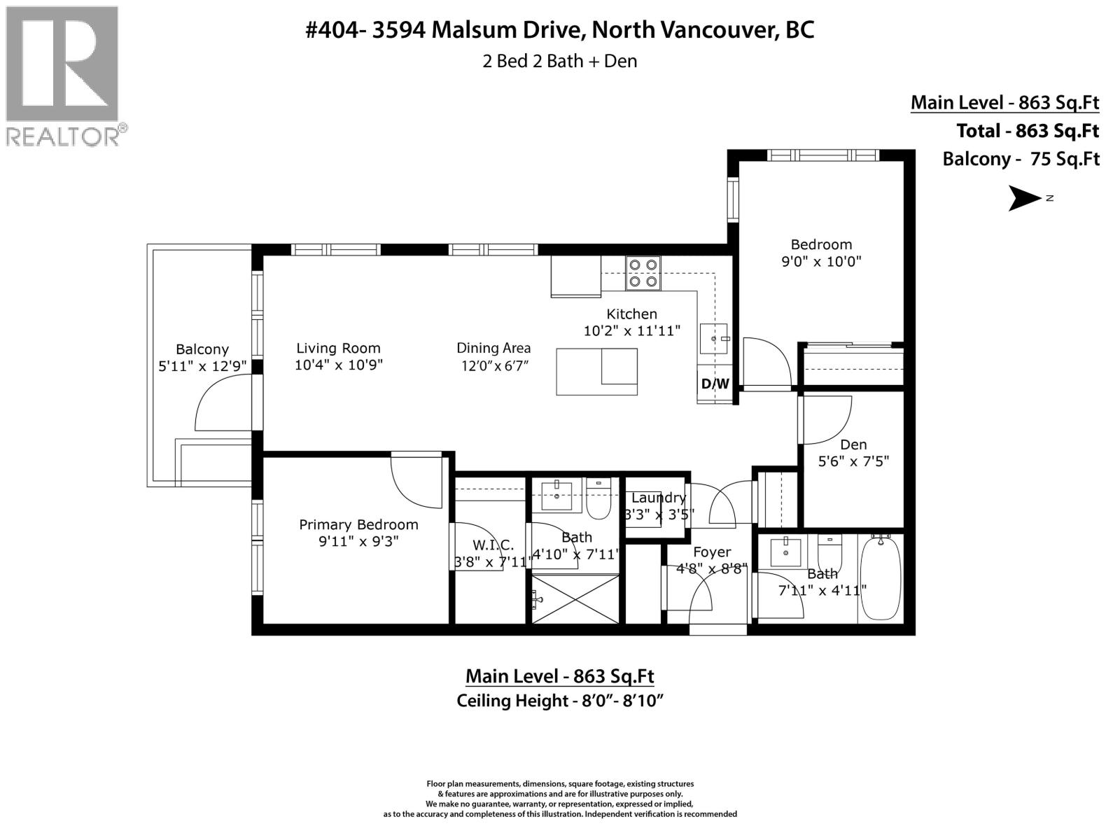 404 3594 MALSUM DRIVE, North Vancouver