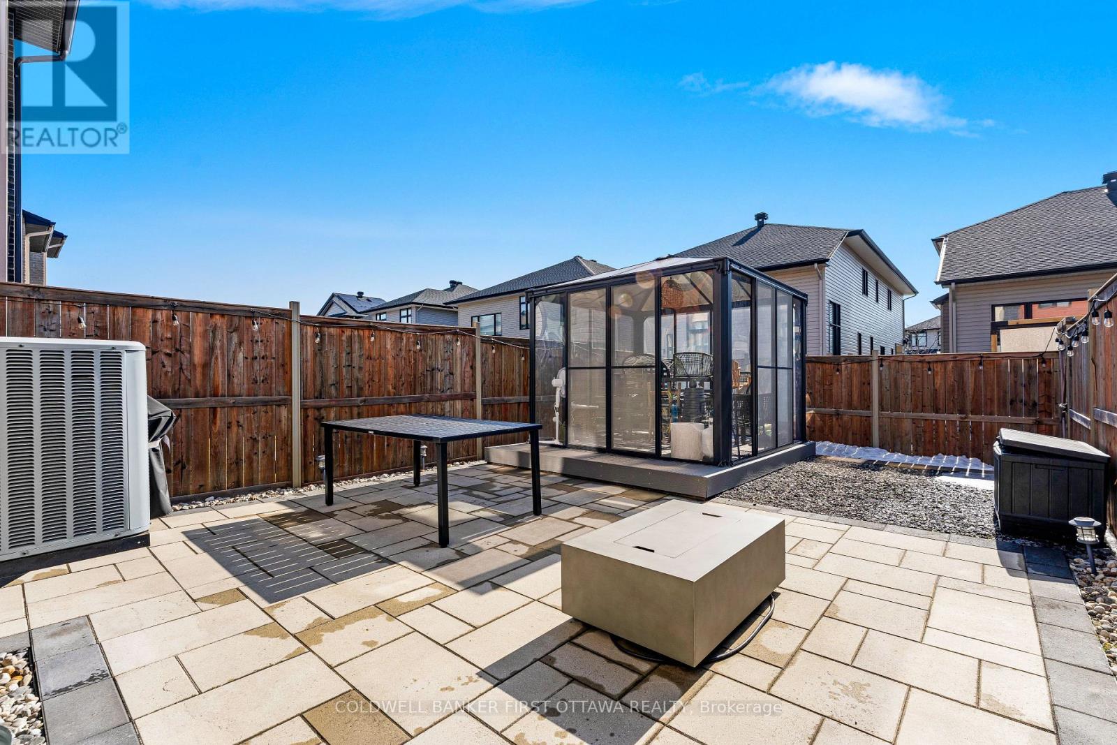 Back patio built for entertaining