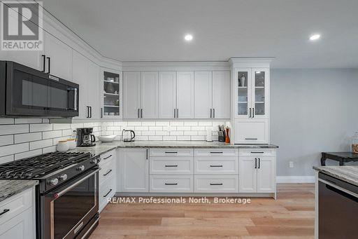 Gas Stove with Feature Cabinets