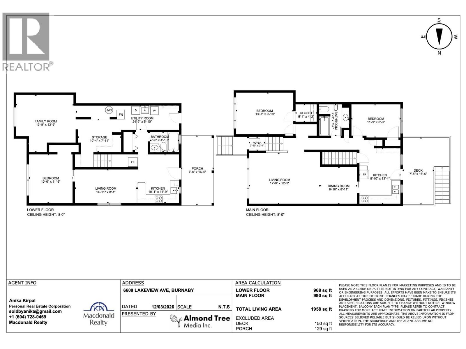 6609-6611 LAKEVIEW AVENUE, Burnaby