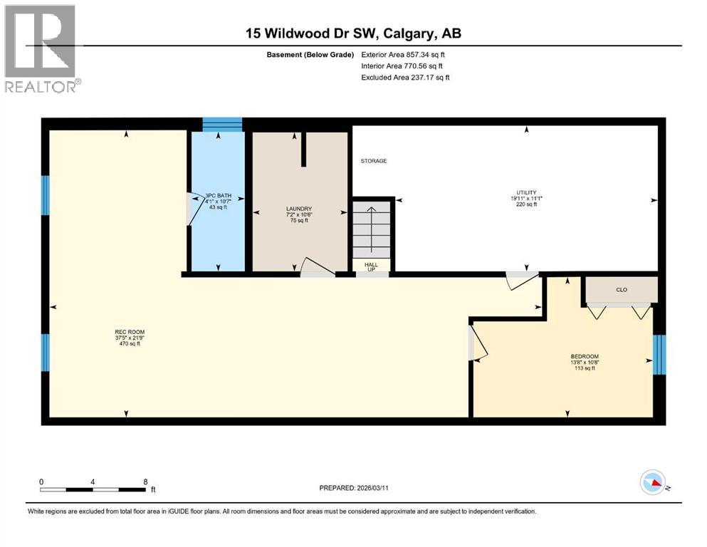 Single Family House Bungalow for Sale in  Wildwood Drive SW Wildwood Calgary 