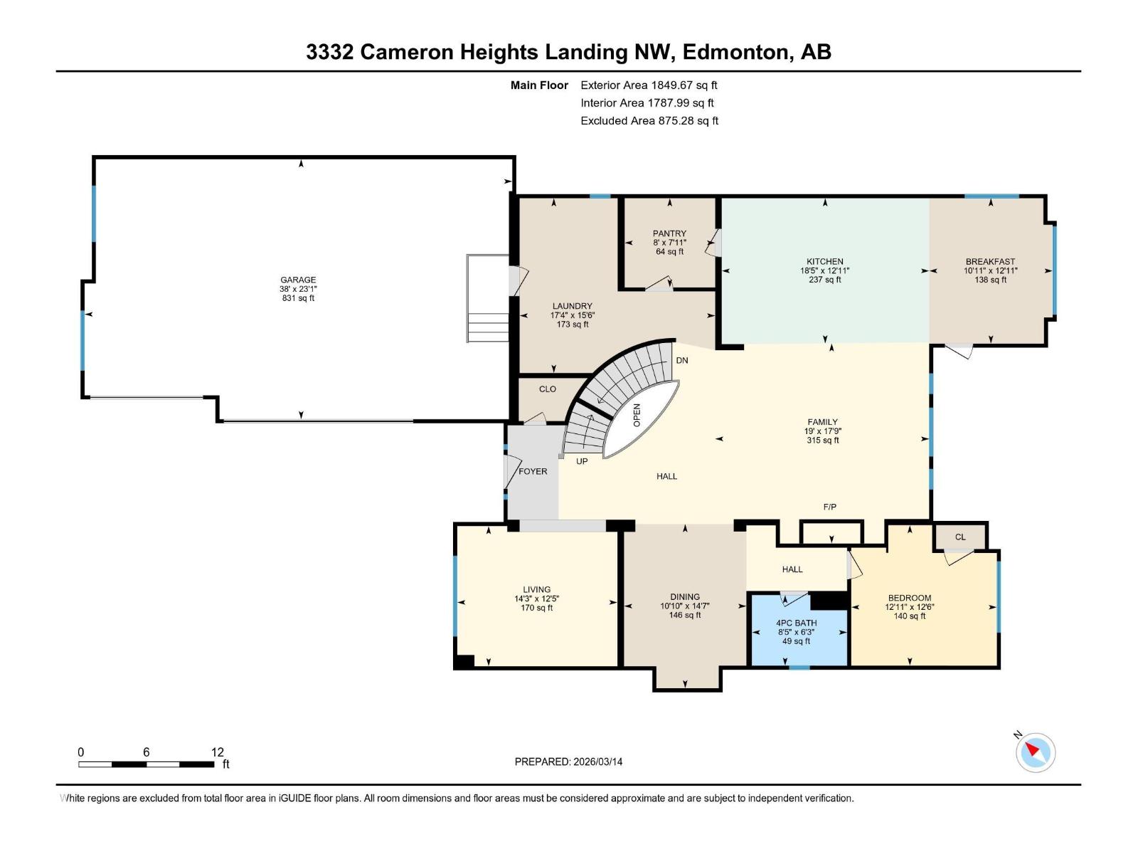 3332 CAMERON HEIGHTS LANDING LD NW, Edmonton