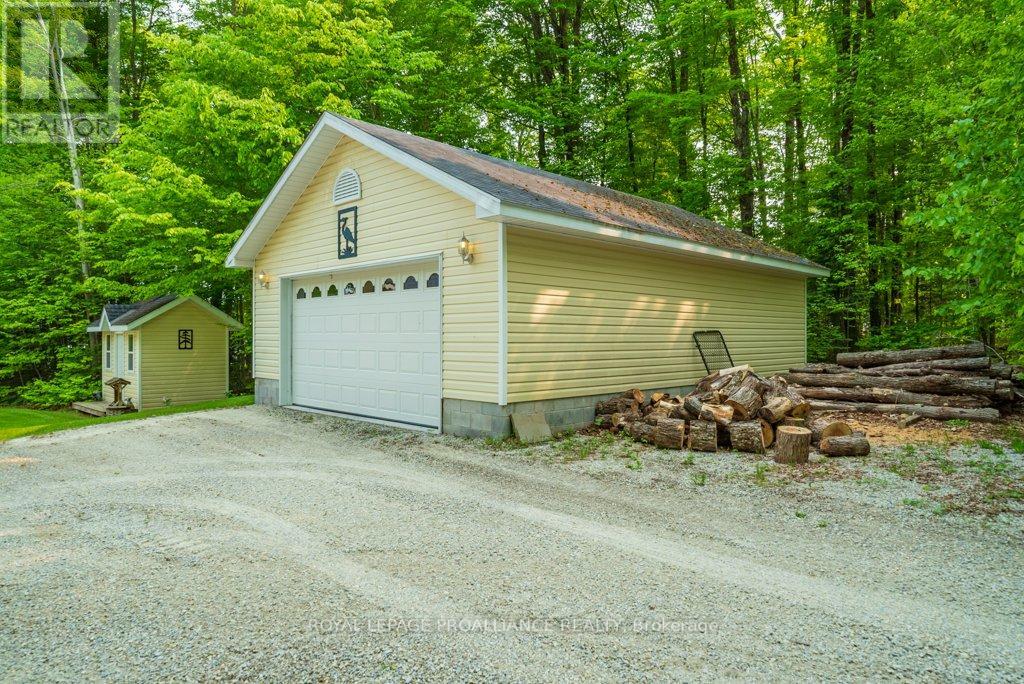 Large  finished garage