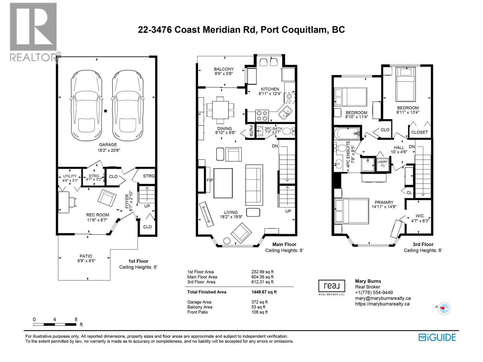 22 3476 COAST MERIDIAN ROAD, Port Coquitlam