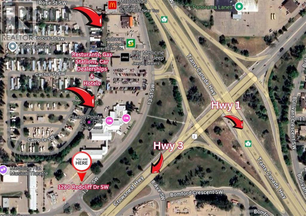 
          1280 Redcliff Drive Southwest
            <br/>
            <span>Medicine Hat</span>
            , 
            <span>AB</span>
             <span>T1A5E5</span>
         - Photo 6