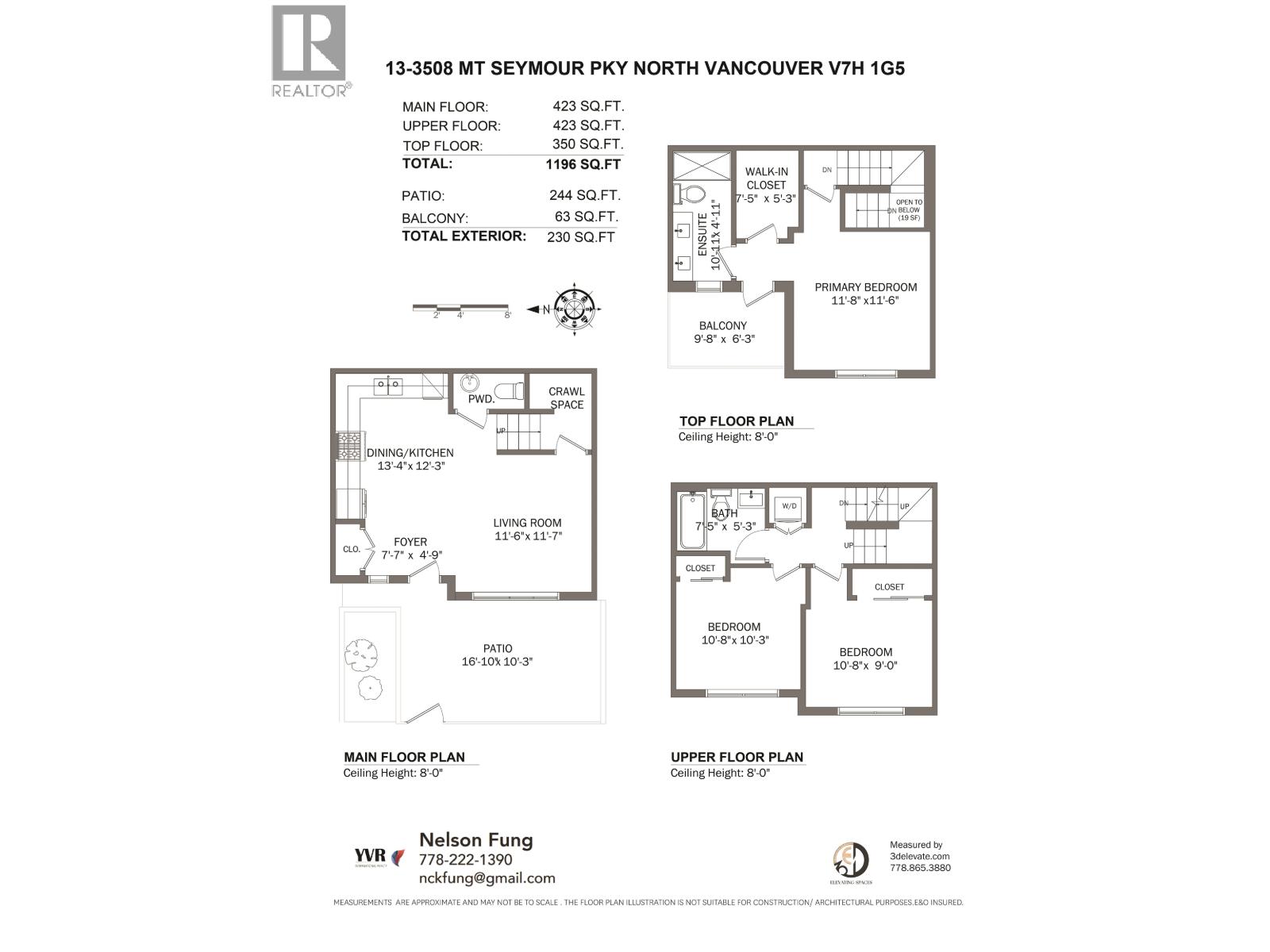 13 3508 MT SEYMOUR PARKWAY, North Vancouver