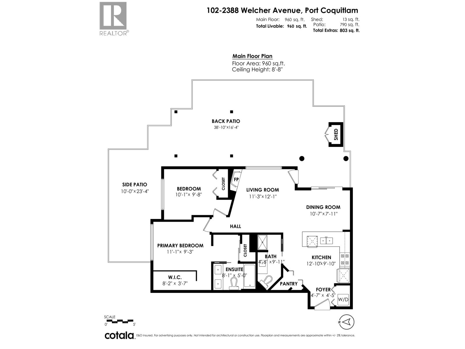 102 2388 WELCHER AVENUE, Port Coquitlam