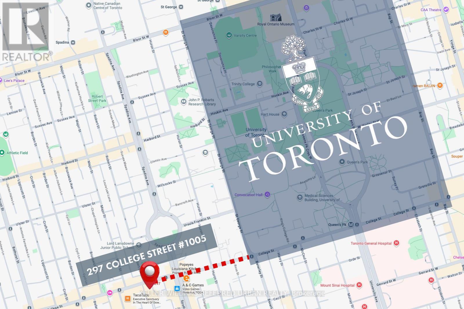 1005 - 297 COLLEGE STREET