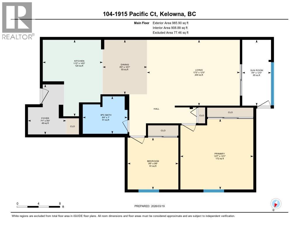 1915 Pacific Court Unit# 104, Kelowna