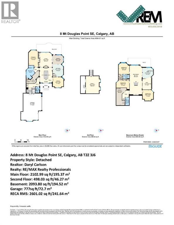 Single Family House for Sale in  Mt Douglas Point SE McKenzie Lake Calgary 
