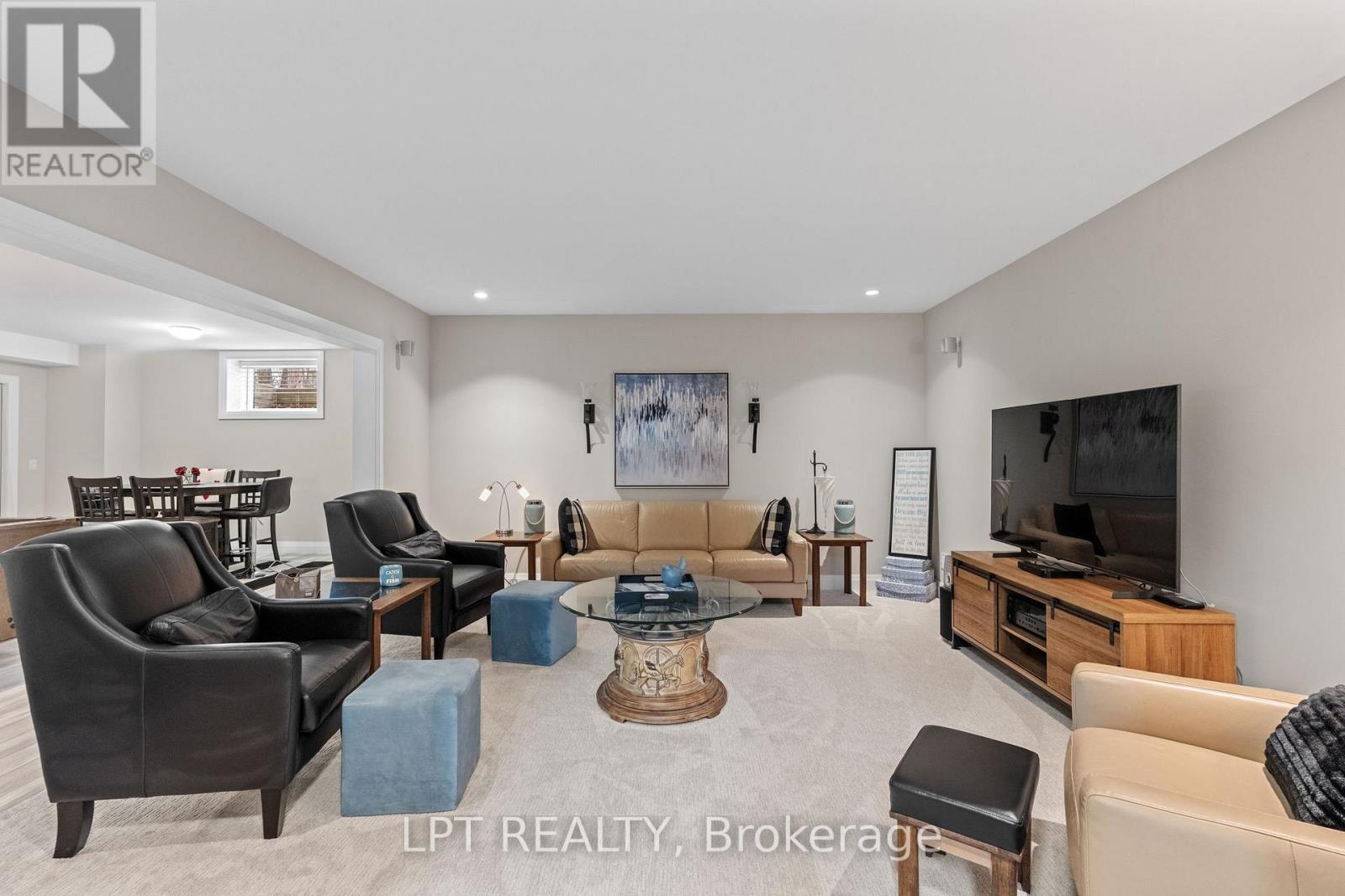 Theatre room with surround sound!
